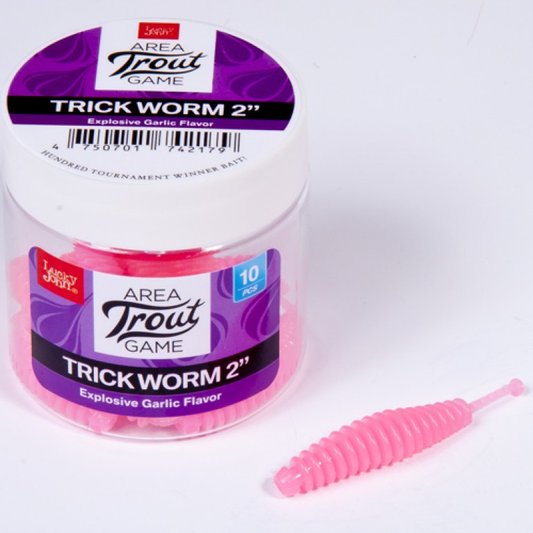 Слаги съедобные искусственные LJ Pro Series TRICKWORM 2,0in (05.00)/F05 10шт.