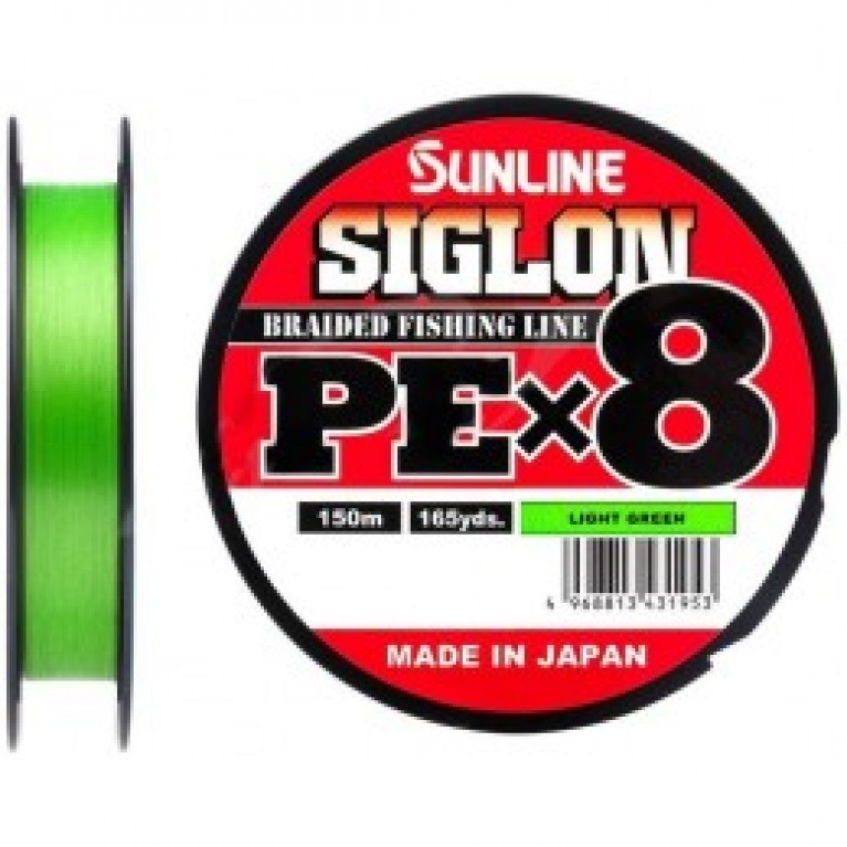 Плетеный шнур Sunline Siglon PE X8 150m