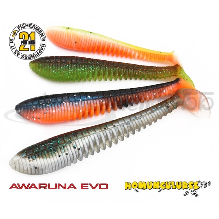 Виброхвост Pontoon21 Homunculures Awaruna EVO, 3.5