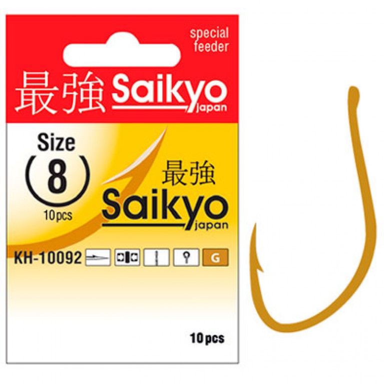 Крючки Saikyo KH-10092 G (10 шт)