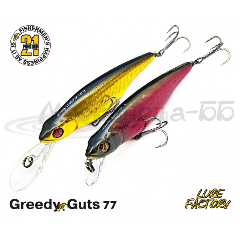 Воблер PONTOON 21 Greedy-Guts 77F-MDR