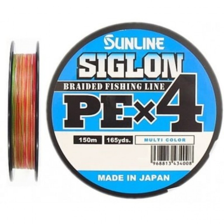 Плетеный шнур Sunline Siglon PE X4 100m (40lb/18.5kg) multicolor 2.5