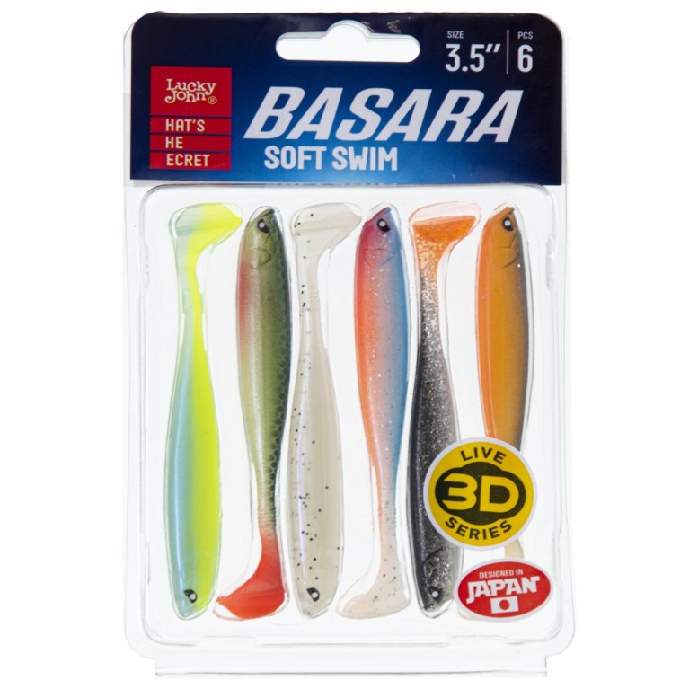 Виброхвосты LJ 3D Series BASARA SOFT SWIM 6.0in (15,24)/MIX1 3шт. Виброхвосты LJ 3D Series BASARA SOFT SWIM 6.0in (15,24)/MIX1 3шт.